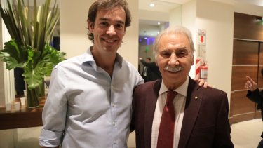 López y Sobisch en el acto partidario de Pichetto. Foto: Twitter 