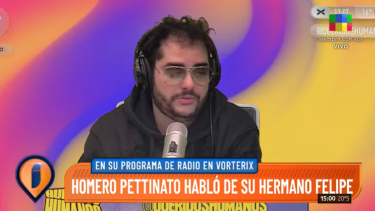 Homero Pettinato habló de su hermano Felipe: «Se va a hacer de esto una carnicería»