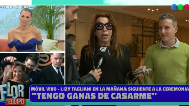 Lizy Tagliani reveló que desea casarse con Sebastián, su nueva pareja. 