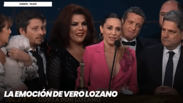 La emoción de Vero Lozano al ganar un Martín Fierro, tras el accidente que sufrió en Aspen