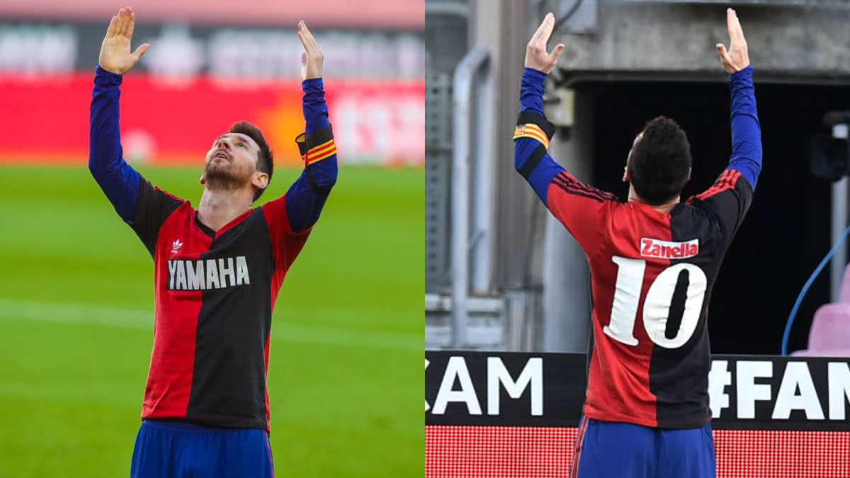 Messi contó cómo surgió el homenaje a Maradona. 