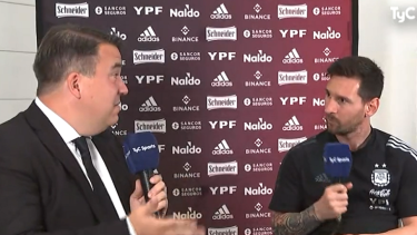 Messi habló en la previa de la final ante Italia. 