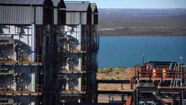La planta de agua pesada de Arroyito hoy está paralizada. Foto: Matías Subat.