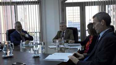 El salón de acuerdos del Tribunal, en la primera reunión de este año. (Archivo: Matías Subat)