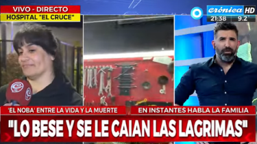 La madre de El Noba habló con Crónica TV. 