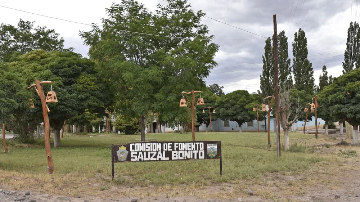 Sauzal Bonito, localidad cercana a Vaca Muerta. 