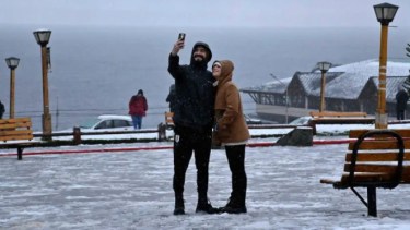Hoy en Bariloche la sensación térmica llegó a -8,5°C. Foto: archivo