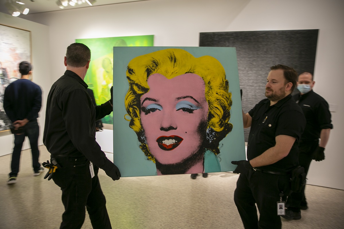 Subastaron "Marilyn" de Warhol en 195 millones de dólares. Todo un récord. Foto: AP 