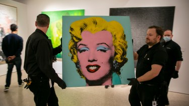 Subastaron "Marilyn" de Warhol en 195 millones de dólares. Todo un récord. Foto: AP 