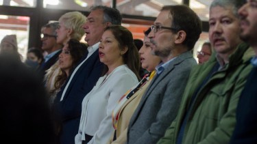 La gobernadora hizo declaraciones lunes y martes en Bariloche. Hoy no quiso sumar opiniones. (Foto: Marcelo Martínez)