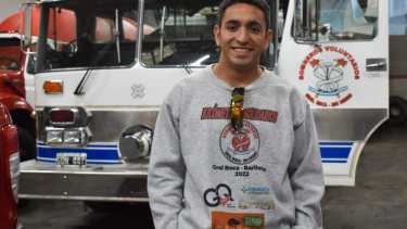 El joven llegará en bicicleta cerca de las 17. Foto gentileza