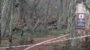 El sendero al refugio Frey está habilitado hasta la mitad del camino