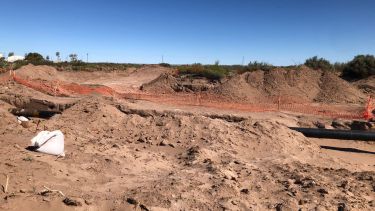 El derrame ocurrió en el área Medanito.