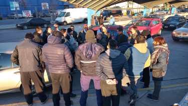 Los trabajadores de la Cooperativa 1º de Septiembre de Roca realizaron asambleas durante la mañana.