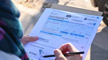 Solicitan que la población se quede en su domicilio hasta que finalice el censo. Foto: Flor Salto.