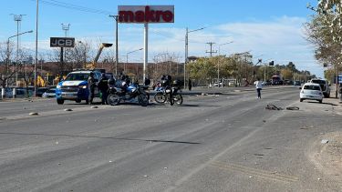 El hecho que involucró a la bicicleta ocurrió sobre avenida Mosconi.  Foto: Tefefé Neuquén