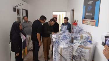 El repliegue de urnas fue realizado el domingo 22 de mayo a la noche por el Correo Argentino. Foto: gentileza.