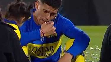 Marcos Rojo encendió un cigarrillo tras la consagración de Boca. Foto: Captura video
