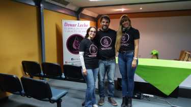 Las actividades fueron organizadas por integrantes del equipo del Banco de Leche y los Centros de Recolección de Leche Humana (CRLH) de Río Negro. Foto Rodrigo Sandoval.