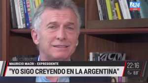 Mauricio Macri: «No le tengo miedo a una interna ni a una elección»