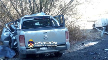 La víctima del accidente sobre Ruta 237 es de Neuquén. Foto: Gentileza