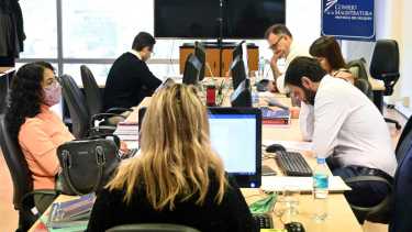 Las y los concursantes rindieron el examen escrito el jueves y el oral el viernes. (Foto: Flor Salto)