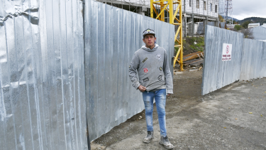 Axel Medina tiene 19 años. Foto: Chino Leiva