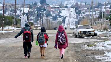 Bariloche fue una de las ciudades más frías del país. Foto: Alfredo Leiva 