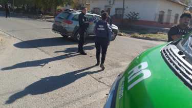 El incidente ocurrió en calle Palacios y Maipú, de Roca. Foto: gentileza