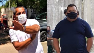  Maximiliano Cabaleyro y Fernando Espíndola, los camioneros detenidos.

