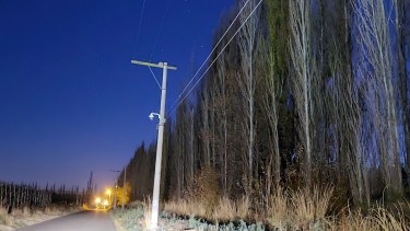 En tres horas se llevaron varios tramos de cable en la zona rural que afectó a usuarios de Regina, Godoy y Huergo. (foto Néstor Salas)