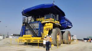 Presentaron el camión minero más grande del mundo impulsado por hidrógeno verde