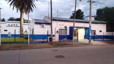 El viernes se hará un abrazo simbólico en el Centro de Salud de Godoy para reclamar la designación de médicos en forma permanente. (Foto Néstor Salas)