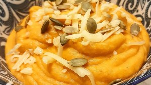 Crema de vegetales con lentejas turcas