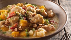 Curry de pollo con arroz para el finde