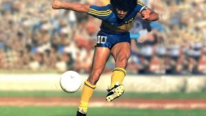 Furor por la supuesta aparición de Diego Maradona en el estadio donde Boca salió campeón