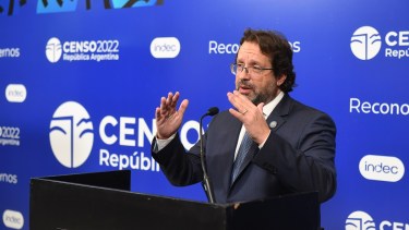 El titular del Indec, Marco Lavagna, dijo que habrá una semana para recuperar datos de las viviendas que quedaron pendientes. Foto Télam.