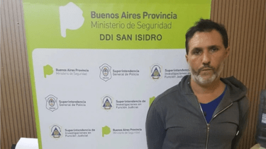 Nicolás Pachelo es uno de los imputados y llega preso al juicio pero por otro caso. 