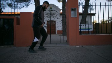 La mayoría de las escuelas tienen muy poca actividad en el octavo día de paro de Unter. Foto: Pablo Leguizamón.