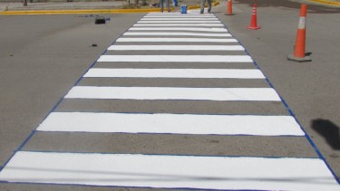 Un tramo de la avenida Colón de Huergo estará cortada al tránsito este martes. (Foto Néstor Salas)