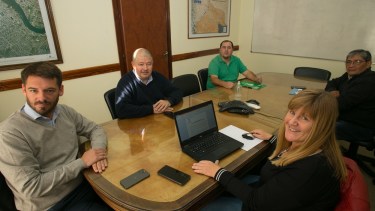 Esta mañana se concretó una nueva reunión de la Mesa de la Función Pública. Foto: Pablo Leguizamón.