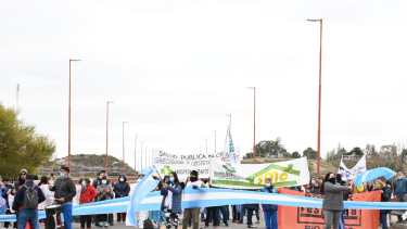 La medida dse cumplirá hasta las 13 y afecta el tránsito entre ambas ciudades. Foto: Marcelo Ochoa.
