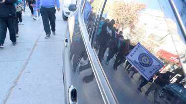 El reclamo contó con un sentido apoyo de los automovilistas. Foto Alejandro Carnevale