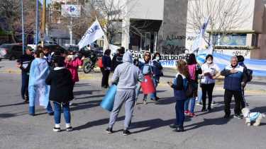 La protesta se extenderá en principio hasta el viernes. Foto César Izza