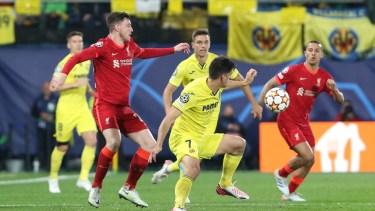 Villarreal superó a Liverpool en el primer tiempo, pero no pudo aguantar en el segundo y se quedó afuera. Foto: AP