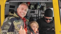 Imagen de Mirko y Marley llegaron en helicóptero al nuevo, y súper exclusivo centro de esquí El Azufre