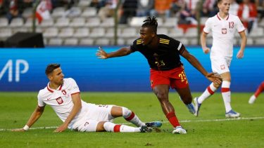 Bélgica aplastó a Polonia por la Nations League.