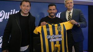 Un Apache bien ‘canalla’: Rosario Central presentó a Tevez como entrenador