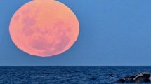 Imagen de Puerto Madryn: la Superluna de fresa, las ballenas y una foto impactante