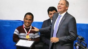 El sanantoniente Cristian Soto Geoffroy fue reconocido por la Legislatura de Río Negro